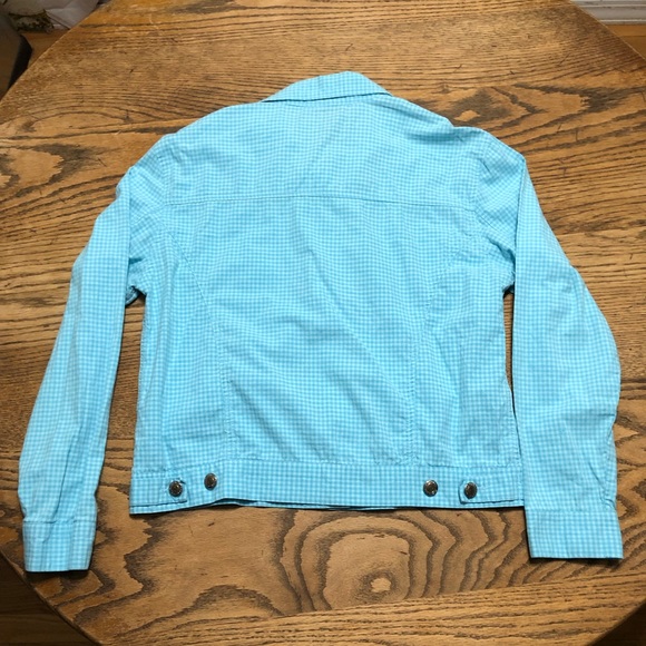 Lot of TWO Plaid/Checked Jean Jackets - Picture 6 of 6